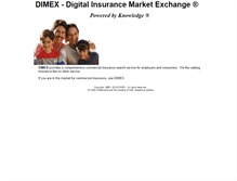 Tablet Screenshot of dimex.com