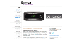 Desktop Screenshot of dimex.nl