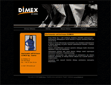 Tablet Screenshot of dimex.org.pl